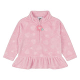 Heart Fleece Top With Flowers