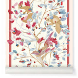 Papier peint CASSE-NOISETTE coloris Cassis