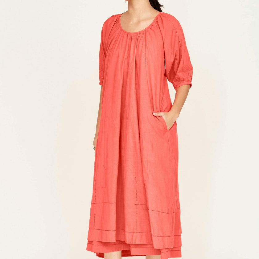 Seville Long Dress, Red