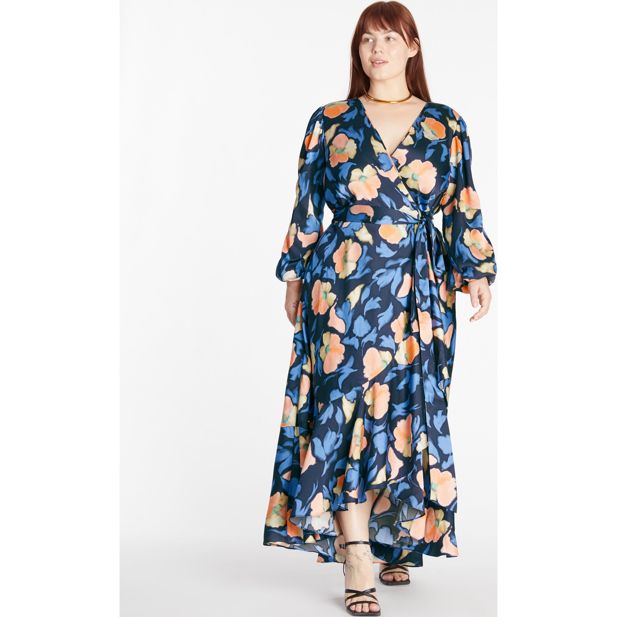 Women's Long Sleeve Blaire Dress, Florals