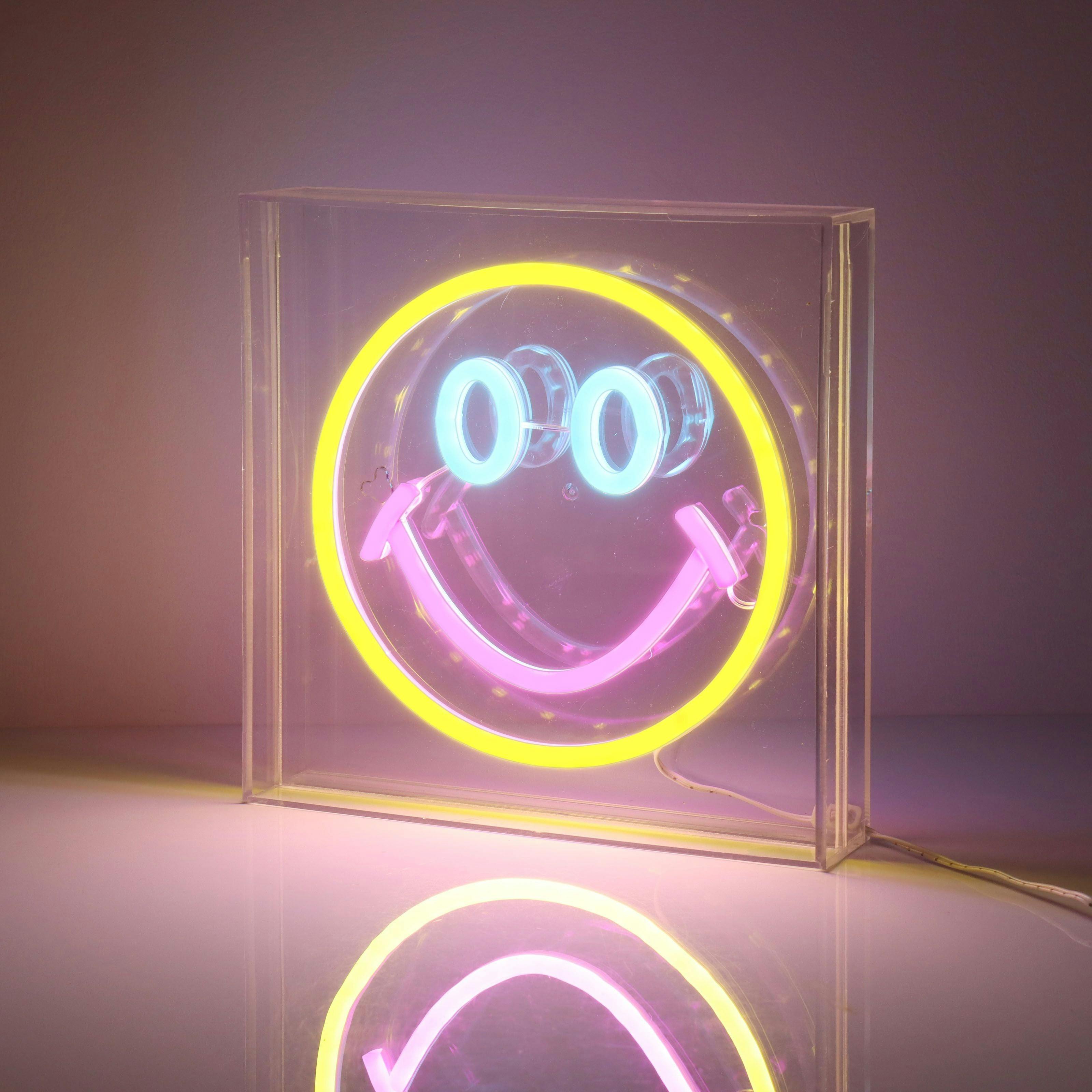 Neon Art Desktop /Wall Sign-Smile