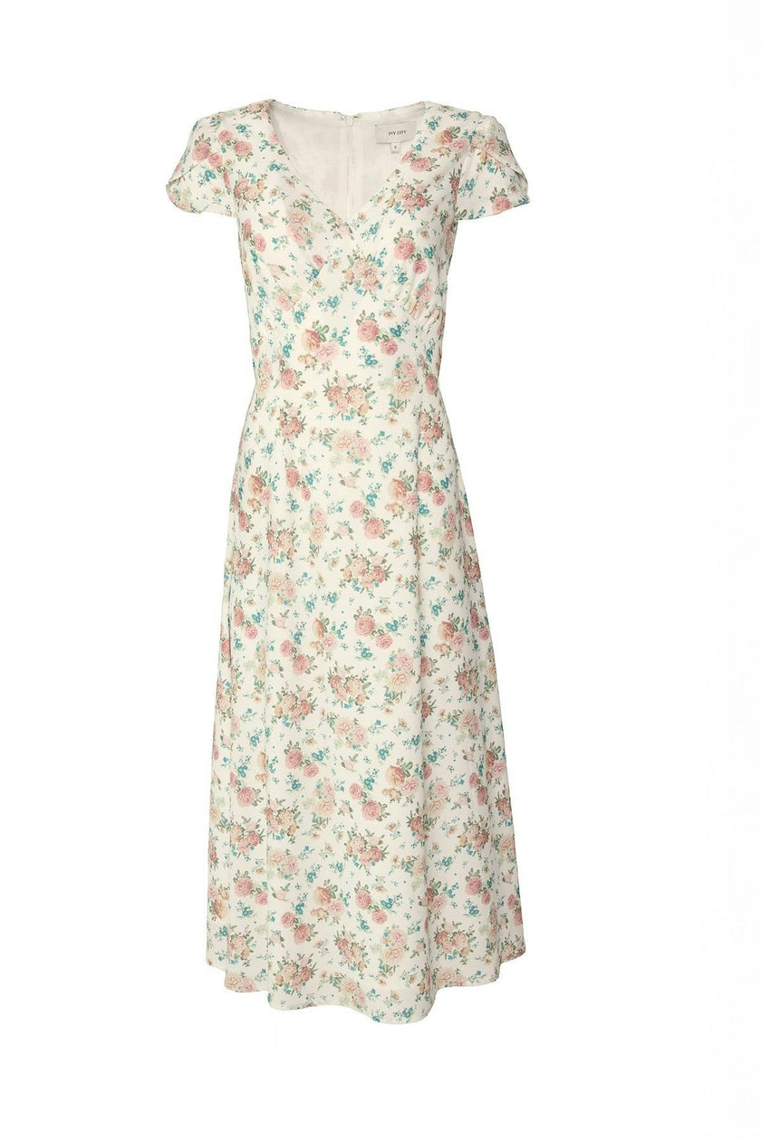 Fiona Dress in Countryside Peony Blossom
