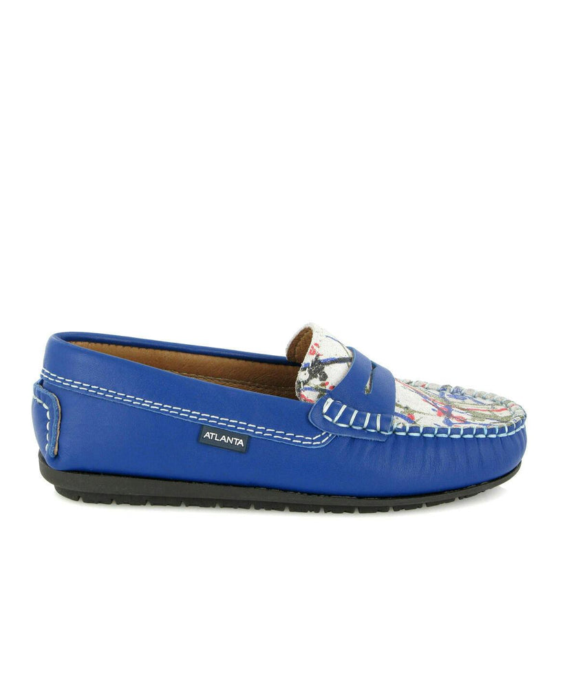 Penny Moccasins In Smooth Leather, Multicolor