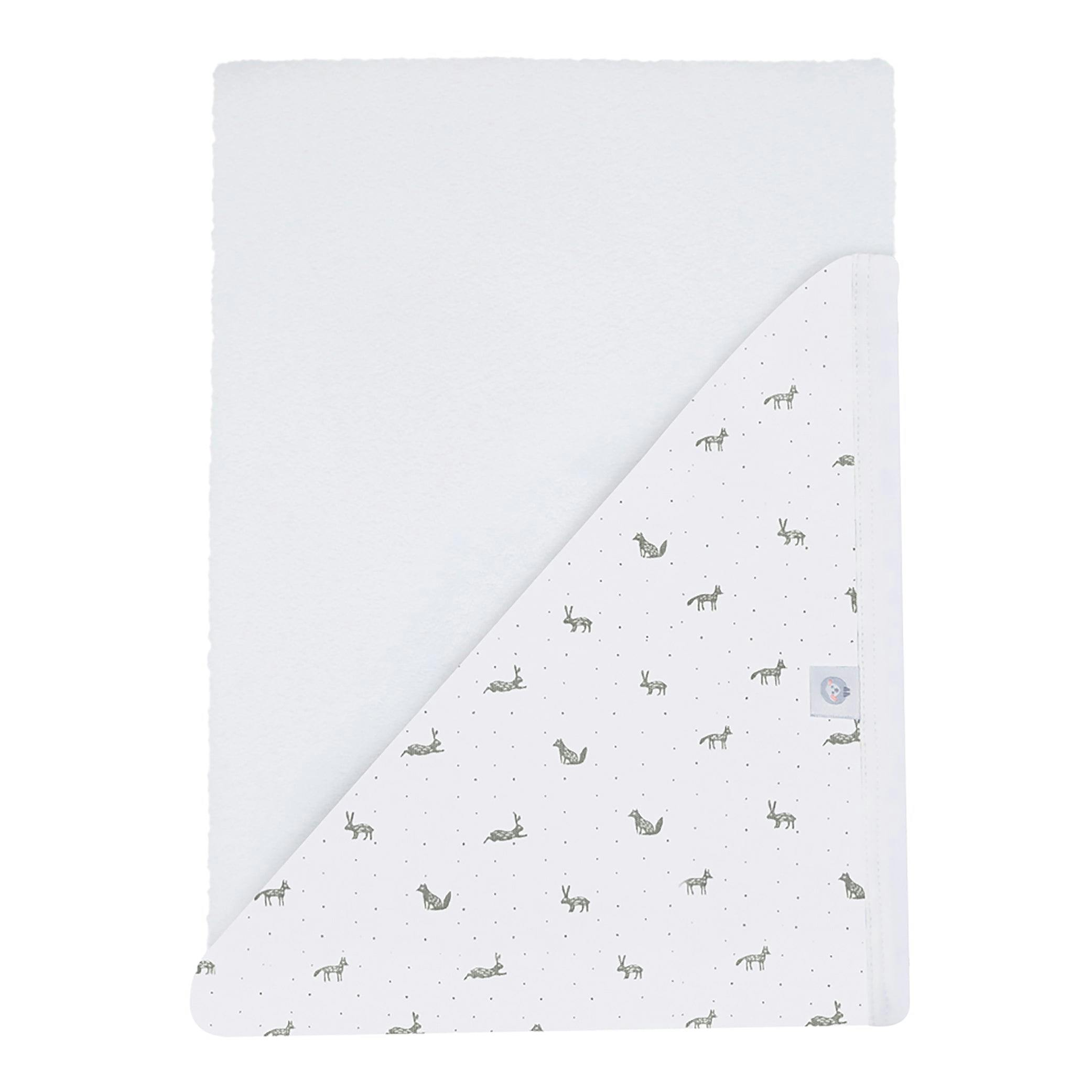 Little Gray Rabbit Pima Hooded Towel