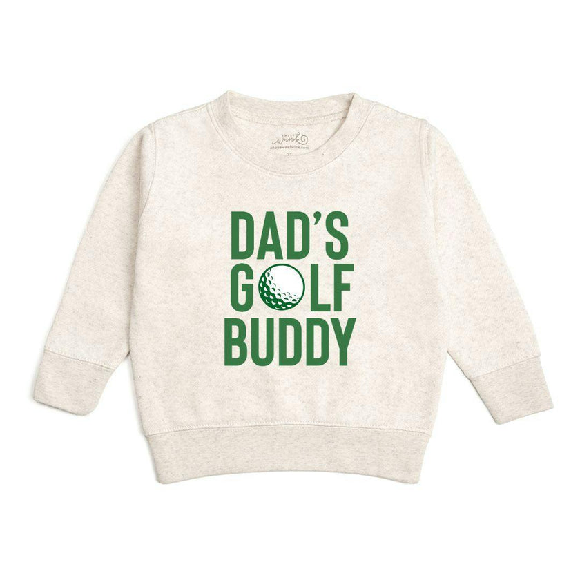 Dad's Golf Buddy Sweatshirt - Natural Heather