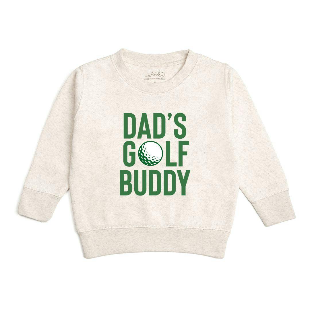 Dad's Golf Buddy Sweatshirt - Natural Heather