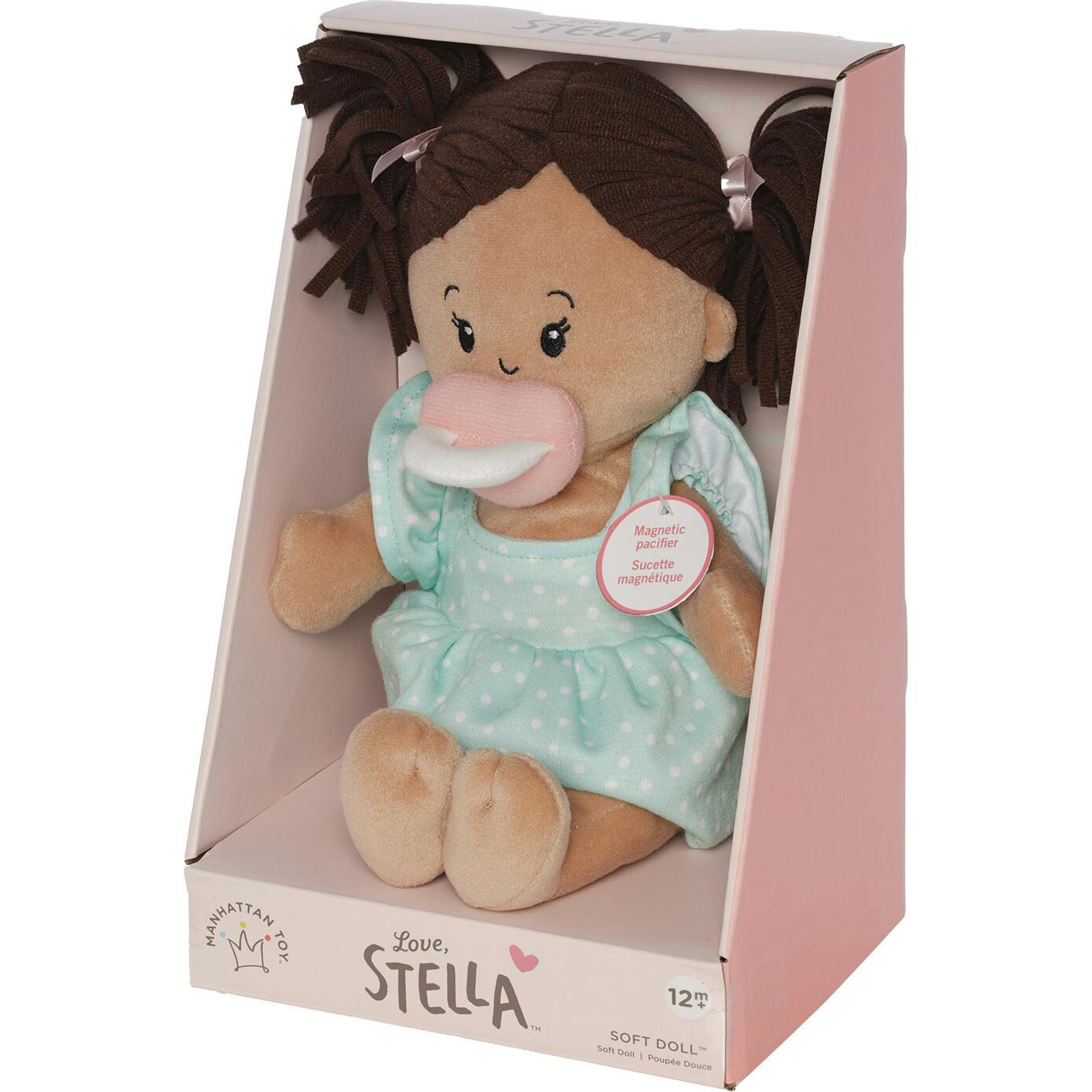 Love, Stella Doll Beige with Brown Pigtails