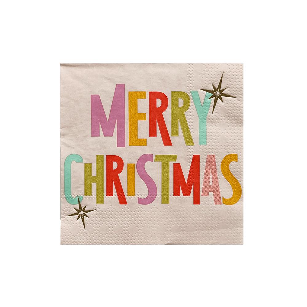 Merry Christmas Cocktail Napkins
