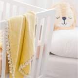 6 Layer Muslin Blanket Ochre