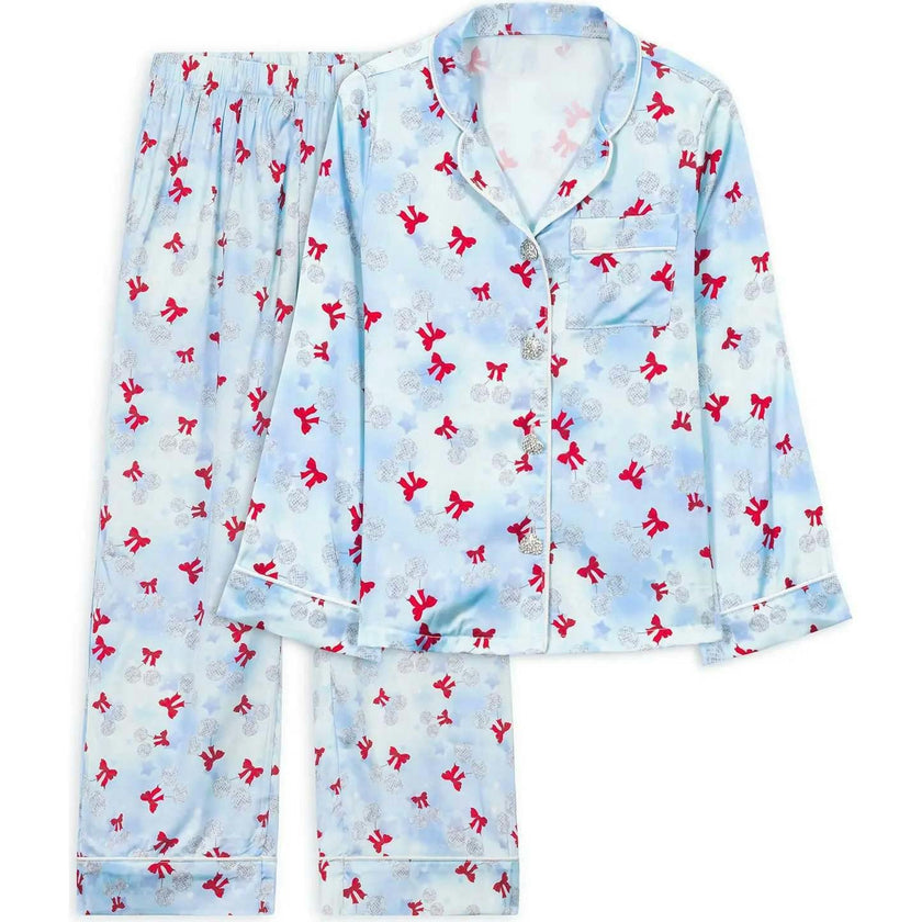 Disco Cherries Long Sleeve Pajama Pant Set