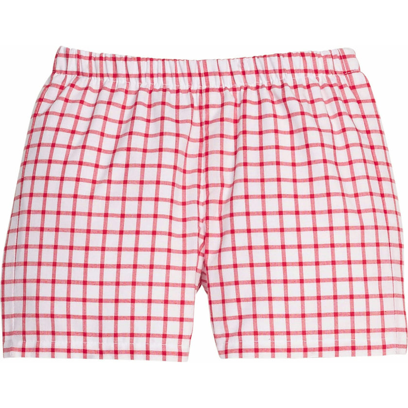 Basic Short - Red Windowpane