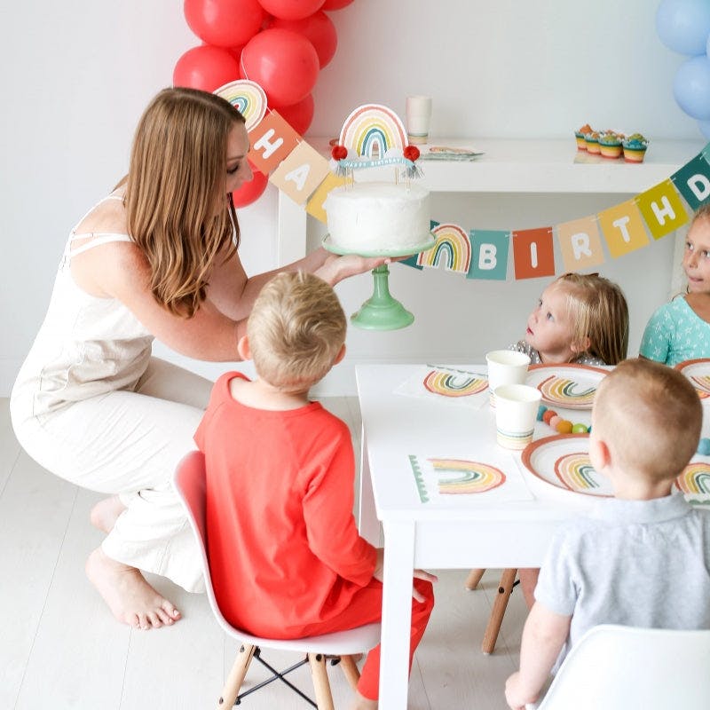 Little Rainbow - Birthday Party Supplies in a Box