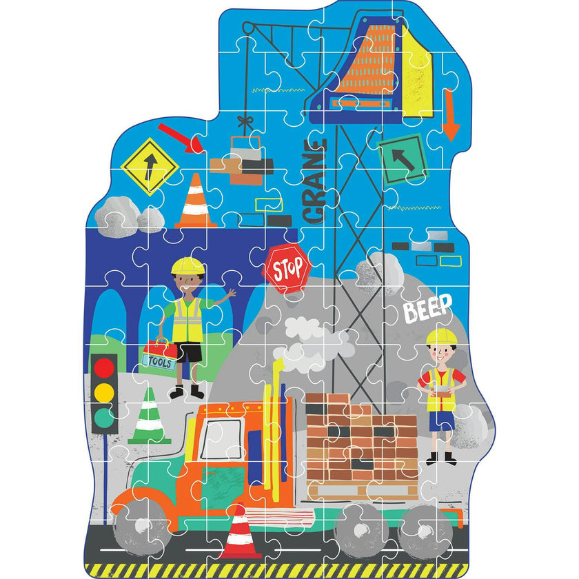 Construction 60pc Shaped Puzzle
