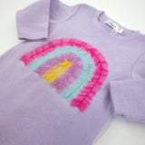 Bright Tulle Rainbow Applique Two Piece Set