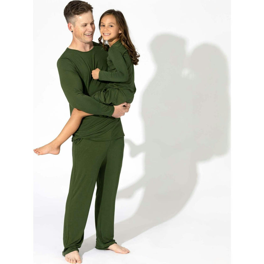 Evergreen Bamboo Girls' Long Sleeve Dress