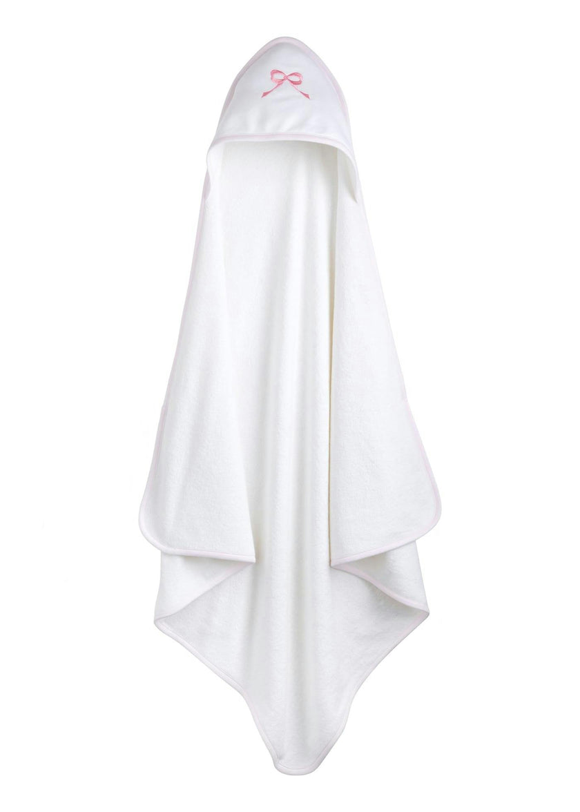 Hooded Towel - Pink Bow