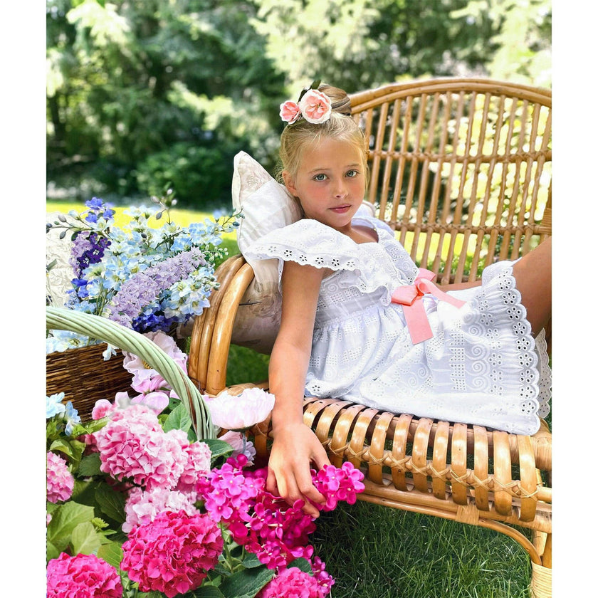 Queen Anne's Lace Dress, White