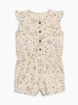 Shaye Romper - Butterfly / Fog + Mint
