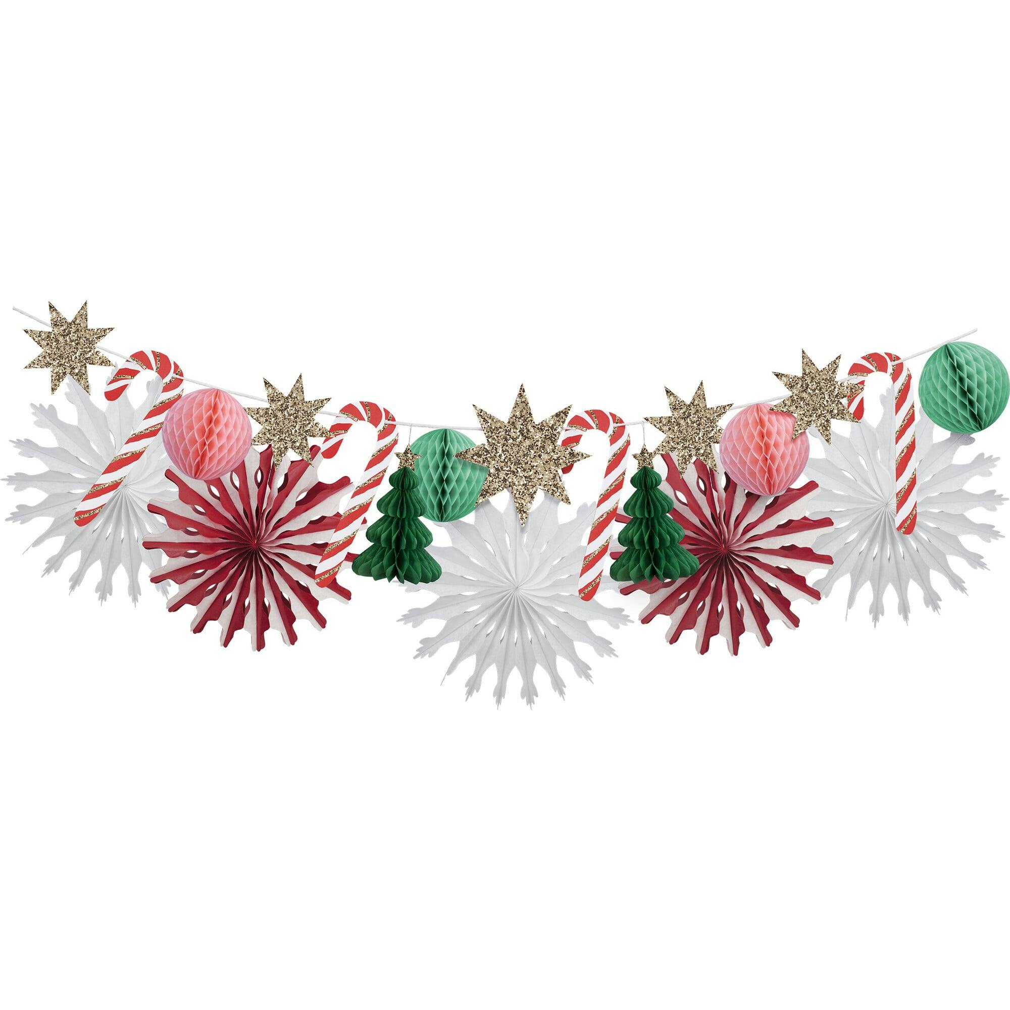 Xmas Honeycomb Garland