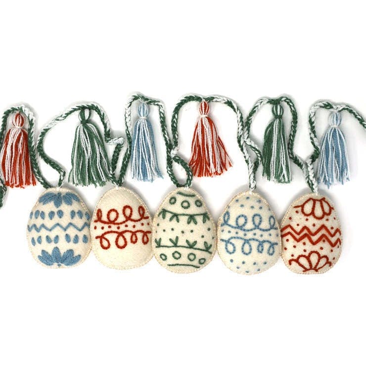 Easter Egg Garland, Pastel