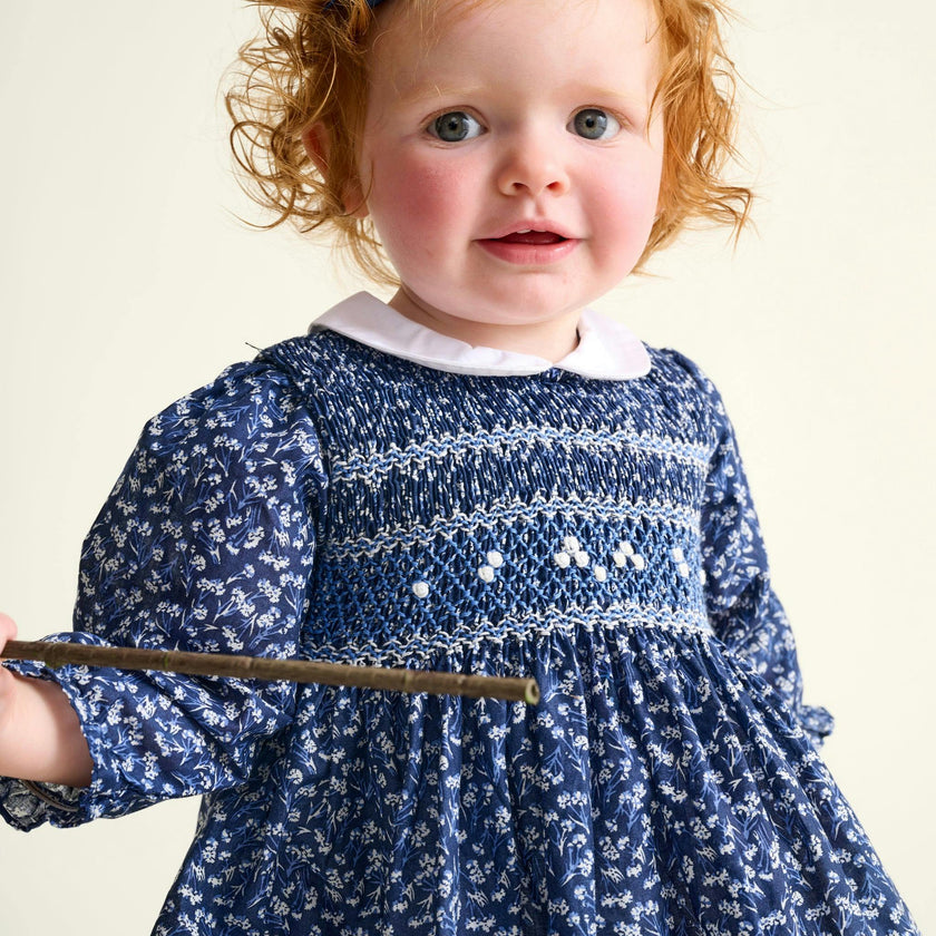 Smocked Baby Dress Alora