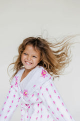 Certified Organic Muslin Reversible Bath Robe