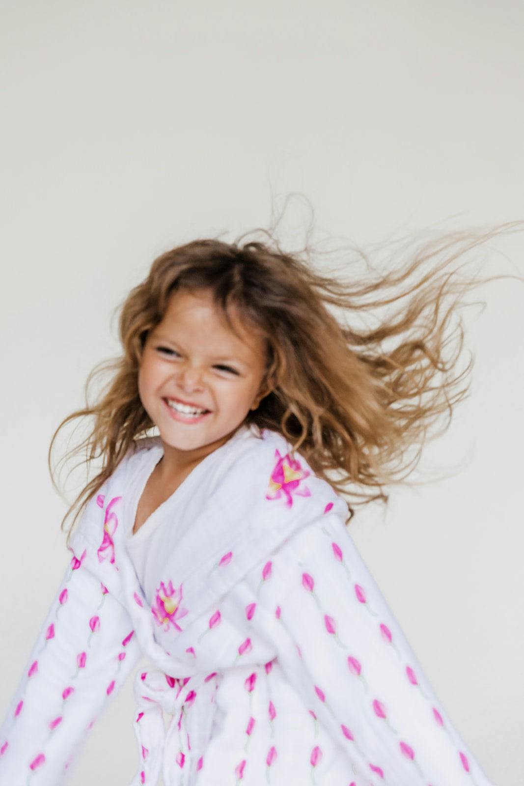 Certified Organic Muslin Reversible Bath Robe