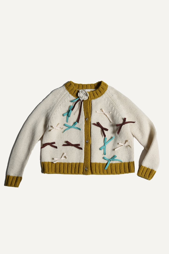 MARISOL BOW CARDIGAN