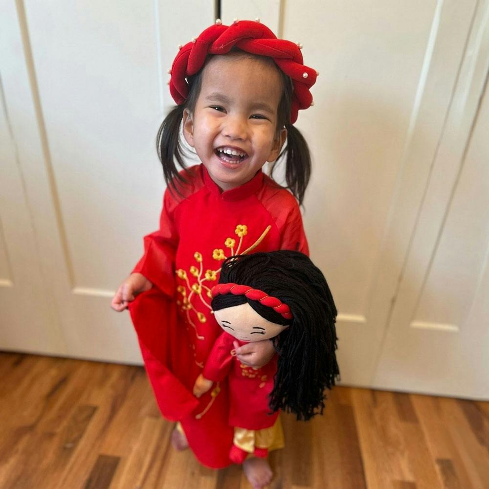 Vietnamese 'Hoa' Cultural Doll