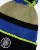 Lined Knit Pompom Hat