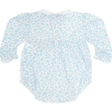 Blue Cheetah Print LS Bubble