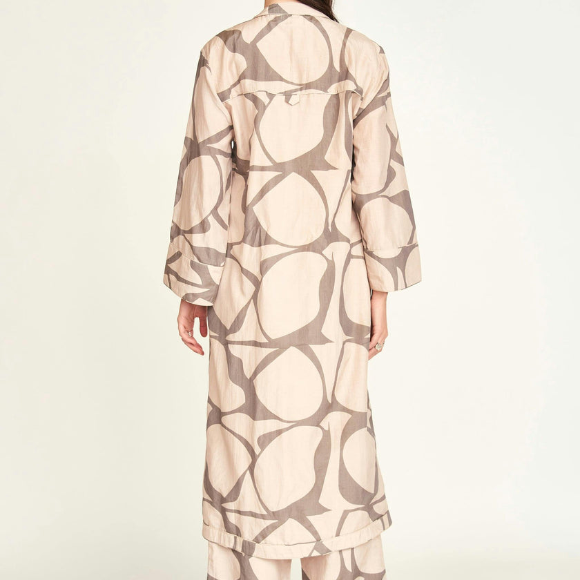 Malmo Dress in Putty Jurassic