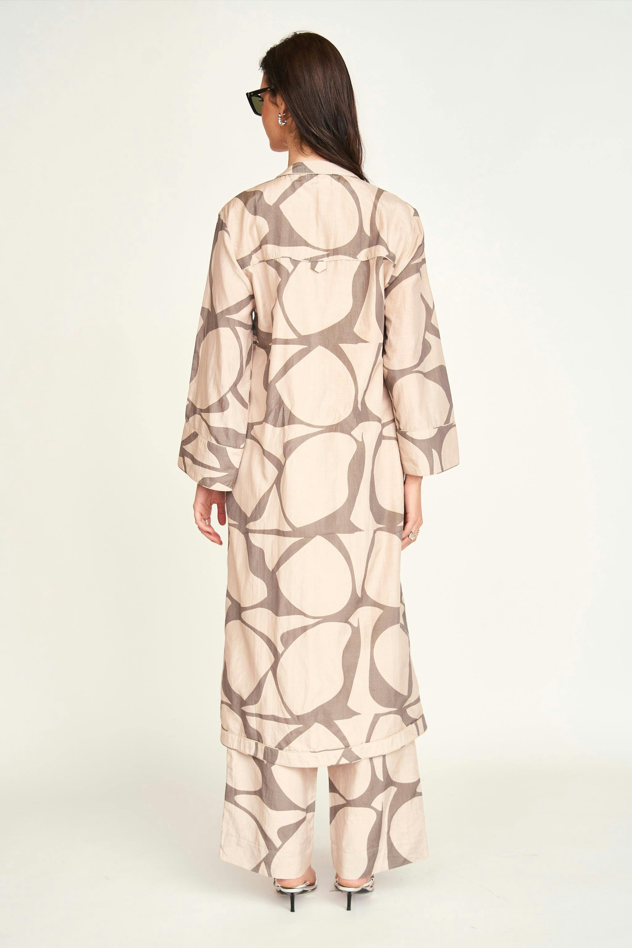 Malmo Dress in Putty Jurassic