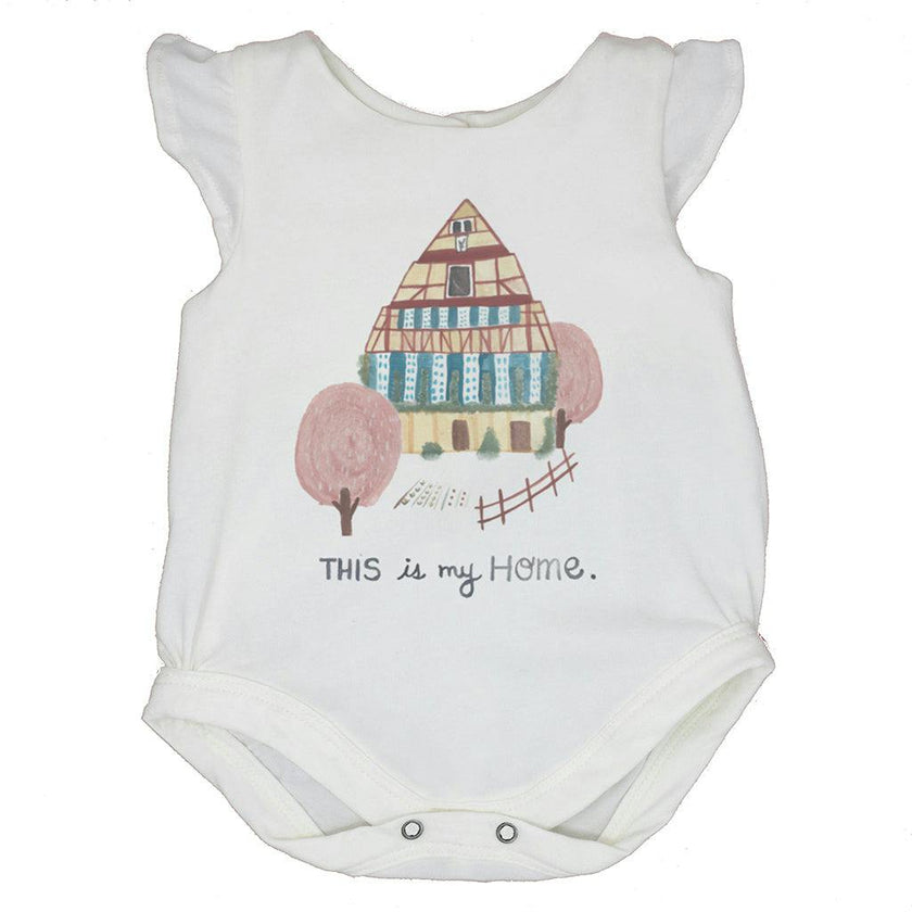 Cream "This Is My Home" Bodysuit