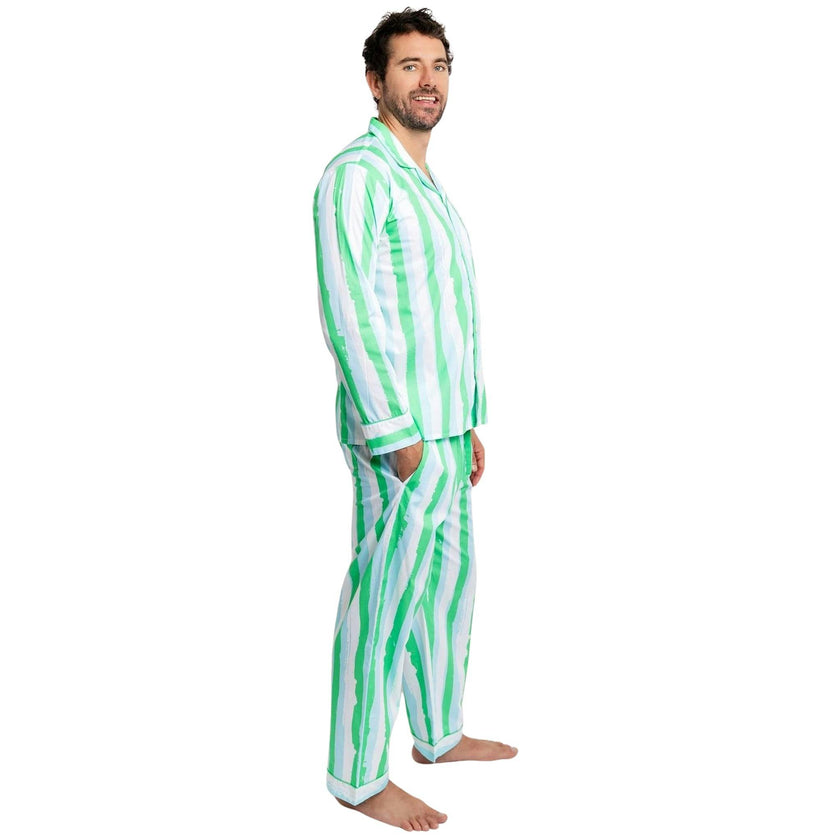 Men's Drawbertson Wild Stripes Long PJ Set