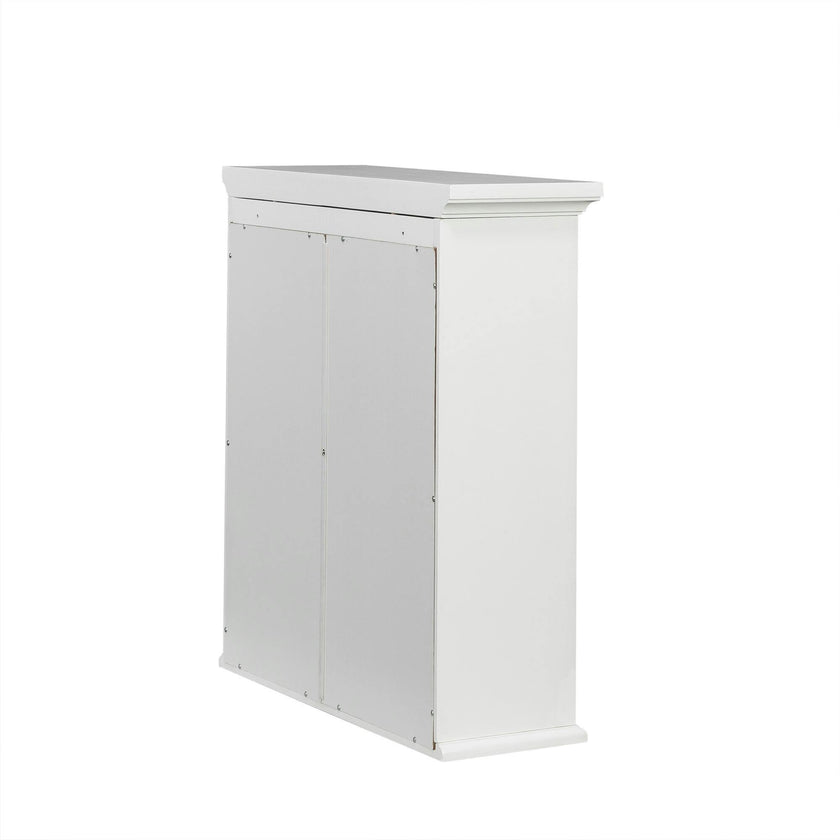 St. James Wooden Wall Cabinet with 2 Shelves
