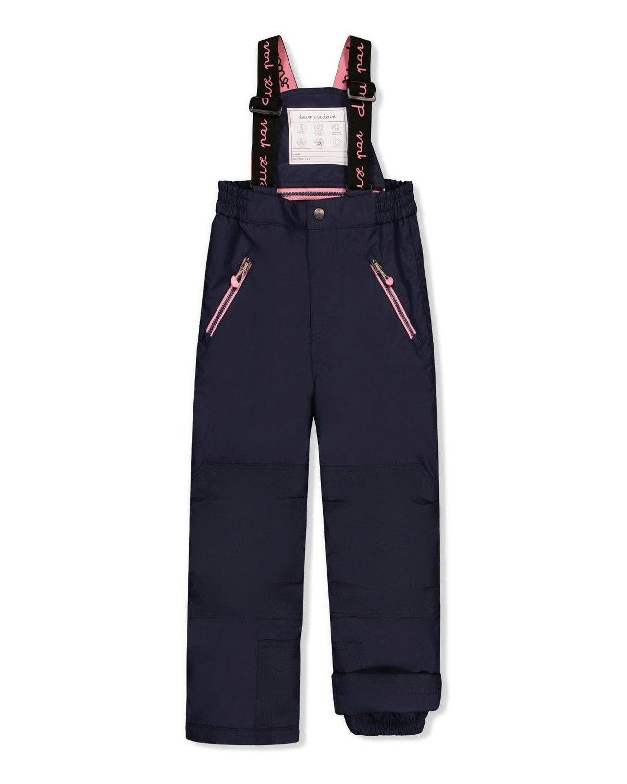 Two Piece Play Snowsuit Blue Floral Print