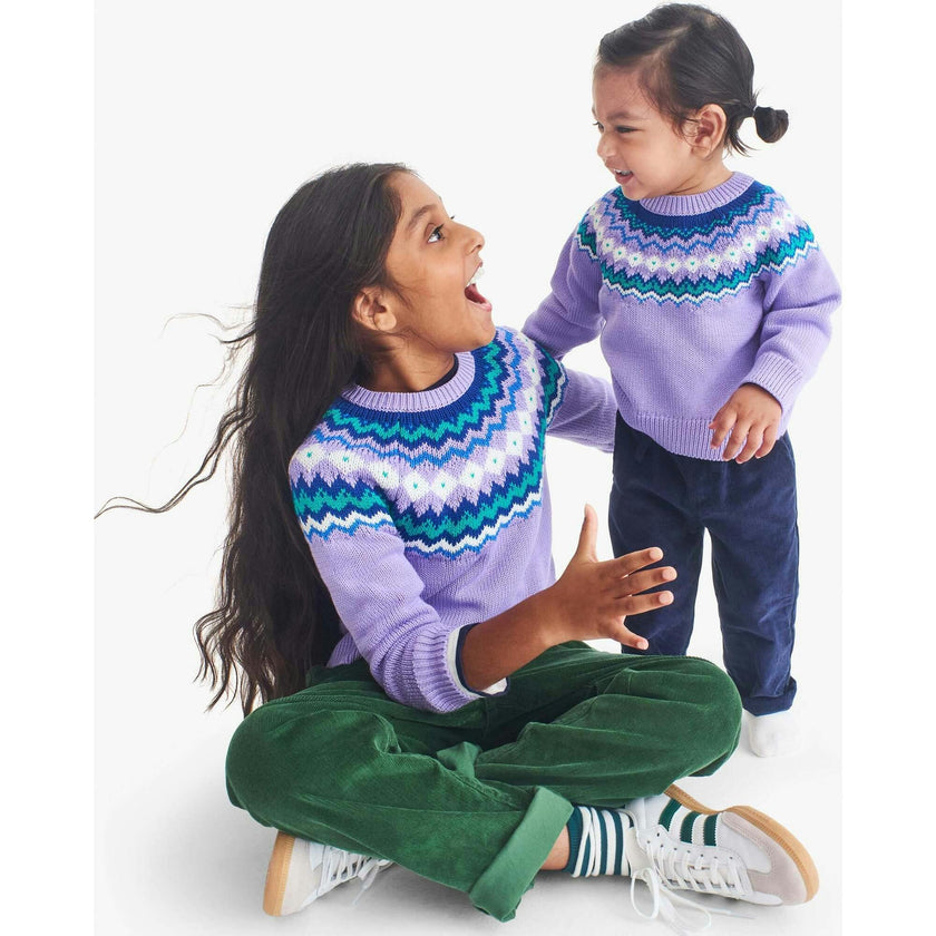 Baby fair isle sweater