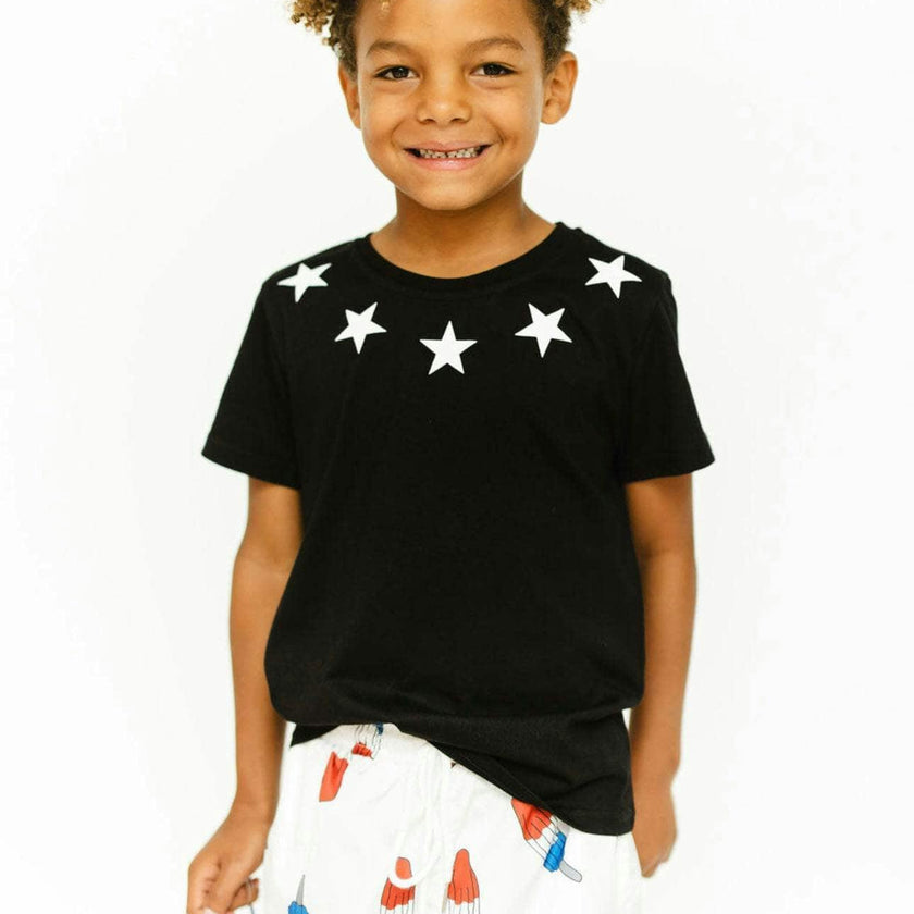 Bomb Pop Swim Shorts, Blue