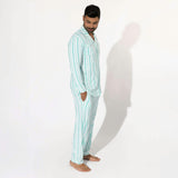 Slumber Stripes Bamboo Men's Pajama Set