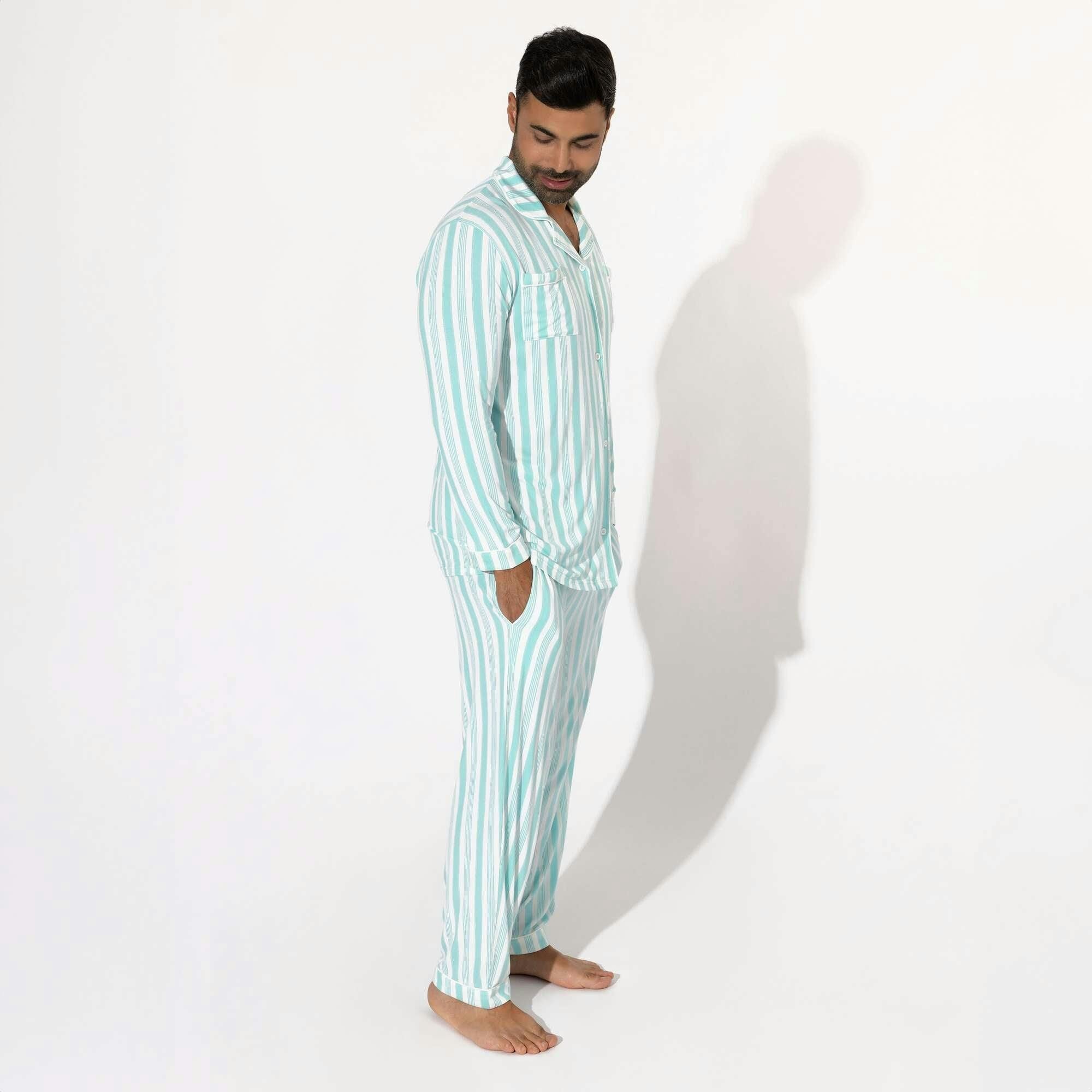 Slumber Stripes Bamboo Men's Pajama Set