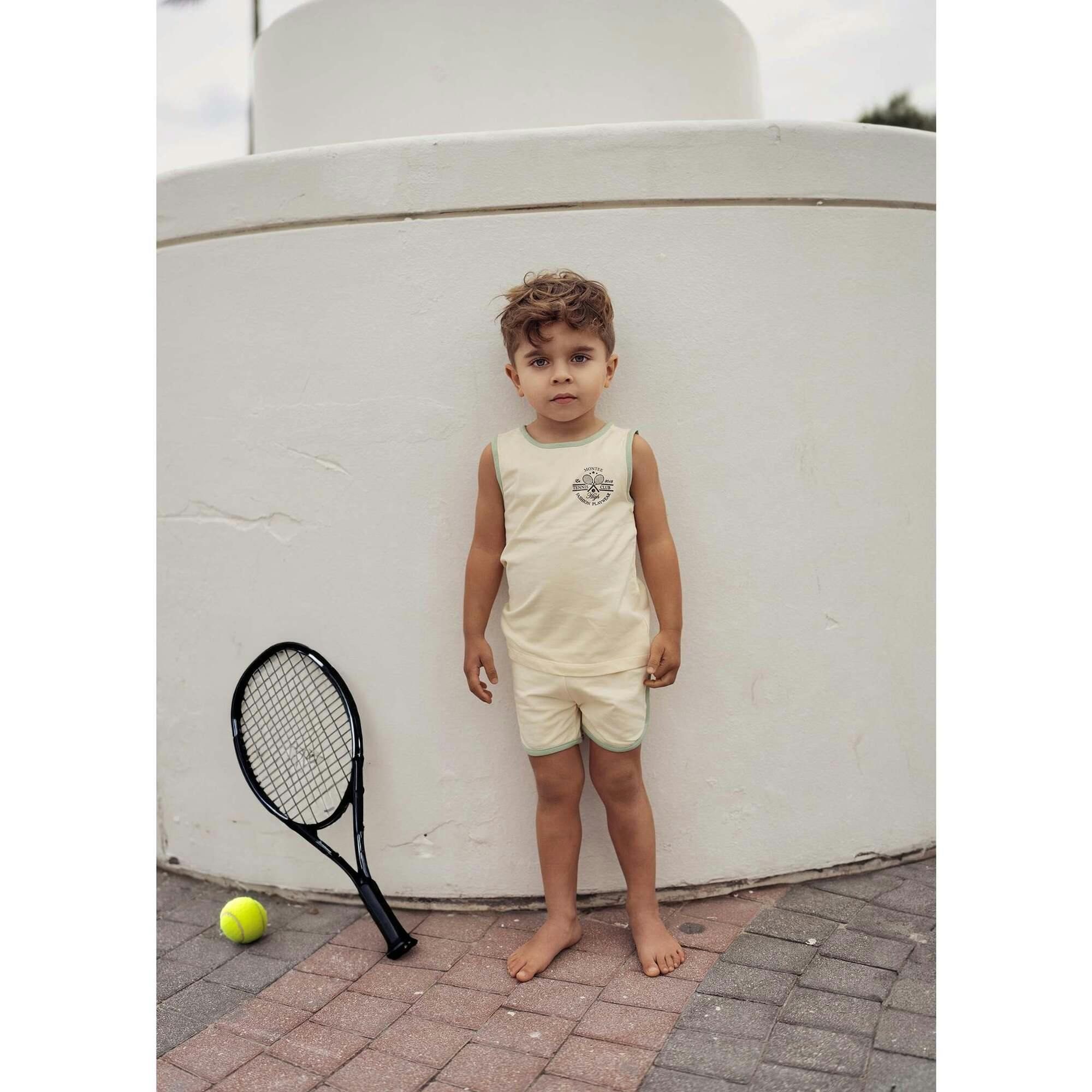 Baby Tennis Club Unisex Sleeveless Tee & Short Set