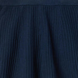 Ribbed Sweater Skirt, navy blue