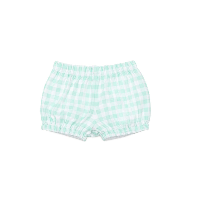 Swim Shorties in Harbour Breeze Gingham