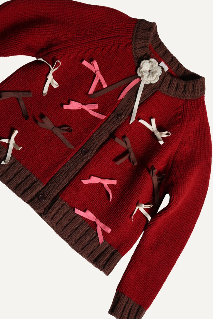 MARISOL BOW CARDIGAN
