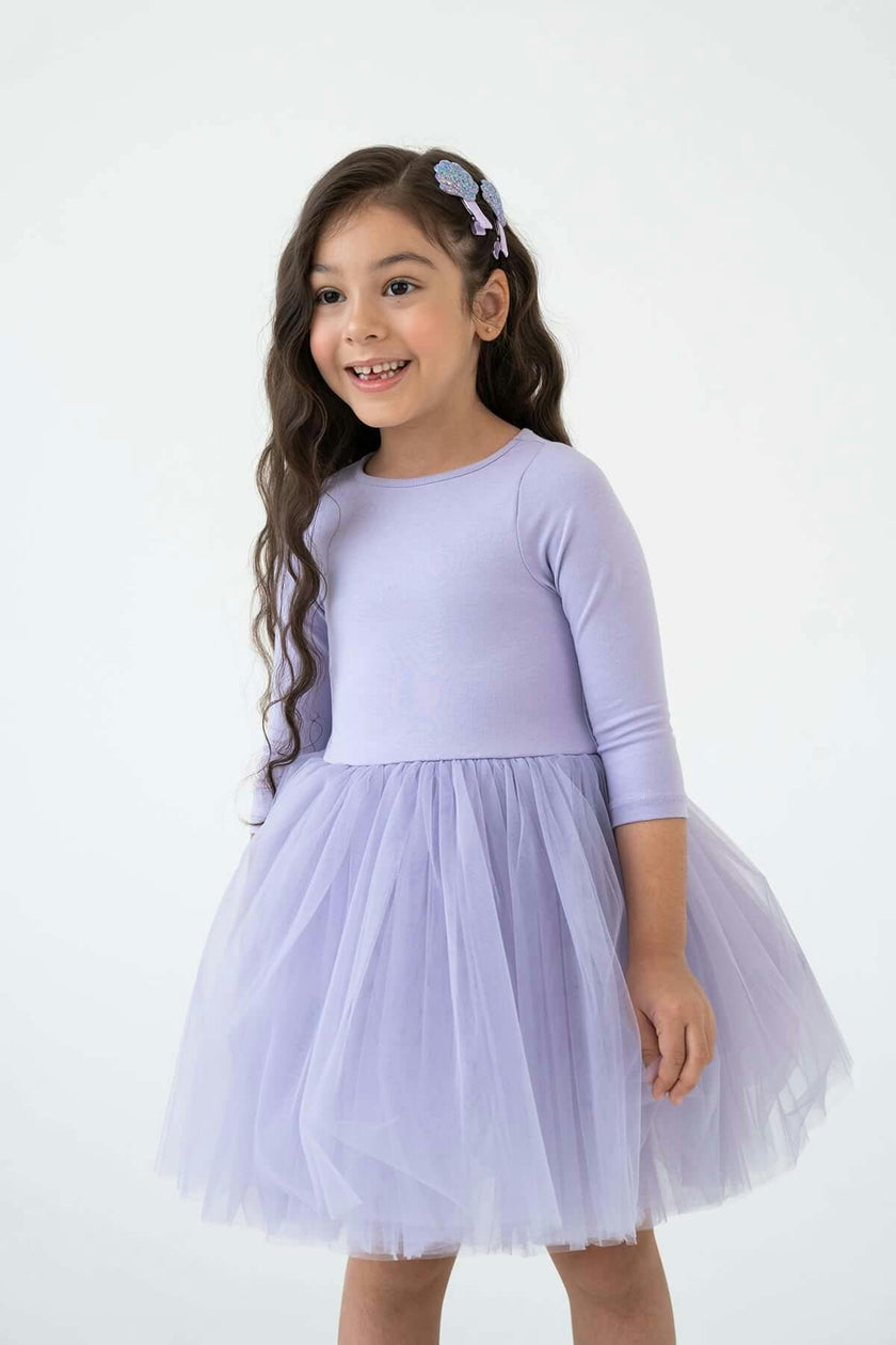 Purple Bloom Tutu Dress