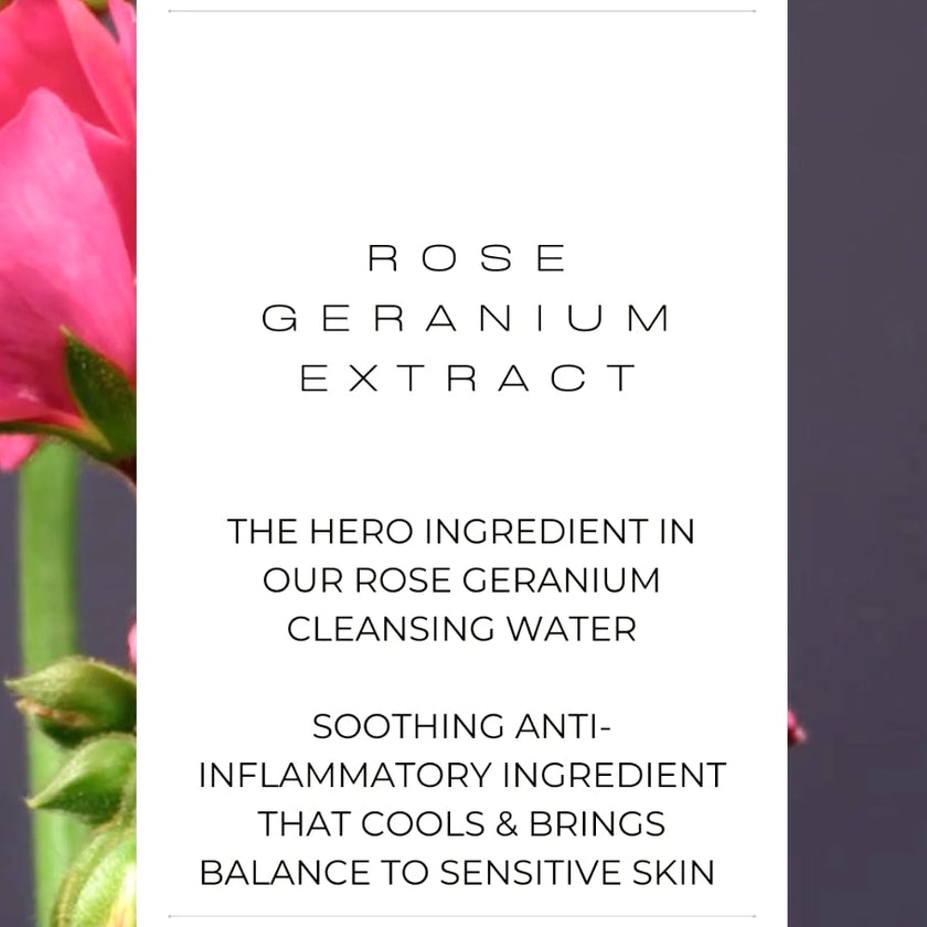 Rose Geranium Cleansing Water