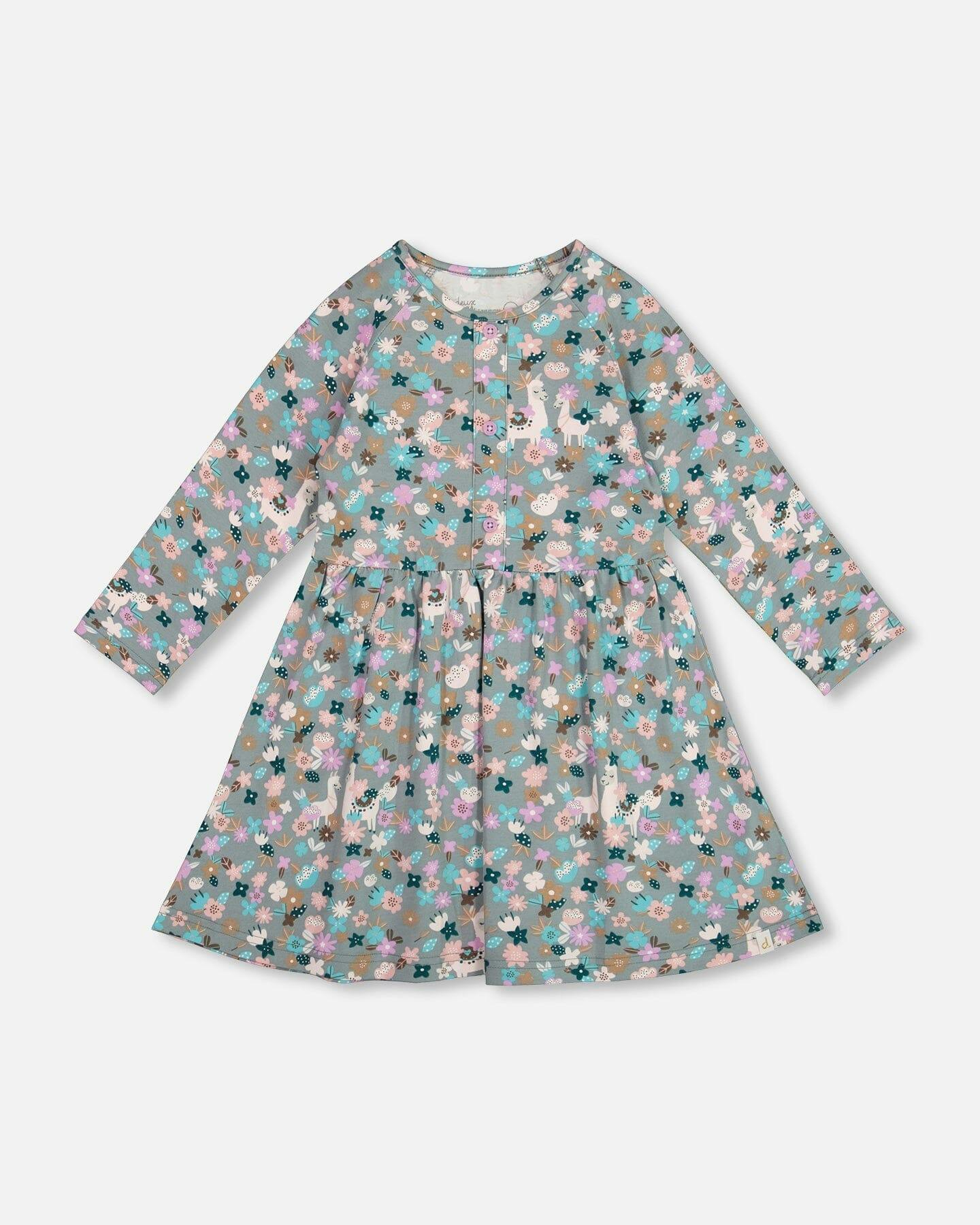 Half Button Organic Cotton Dress