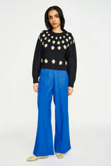 Bavaria Sweater in Black Maize