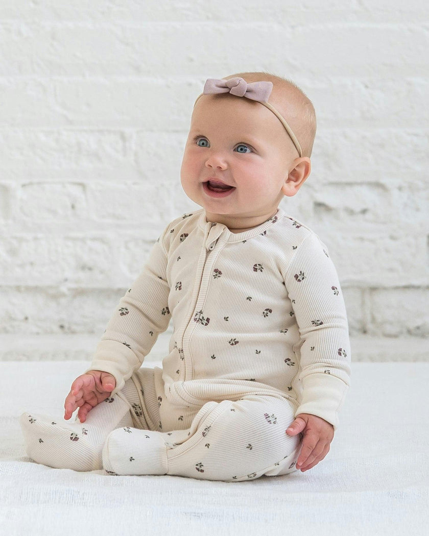 Kit Ribbed Zipper Sleeper